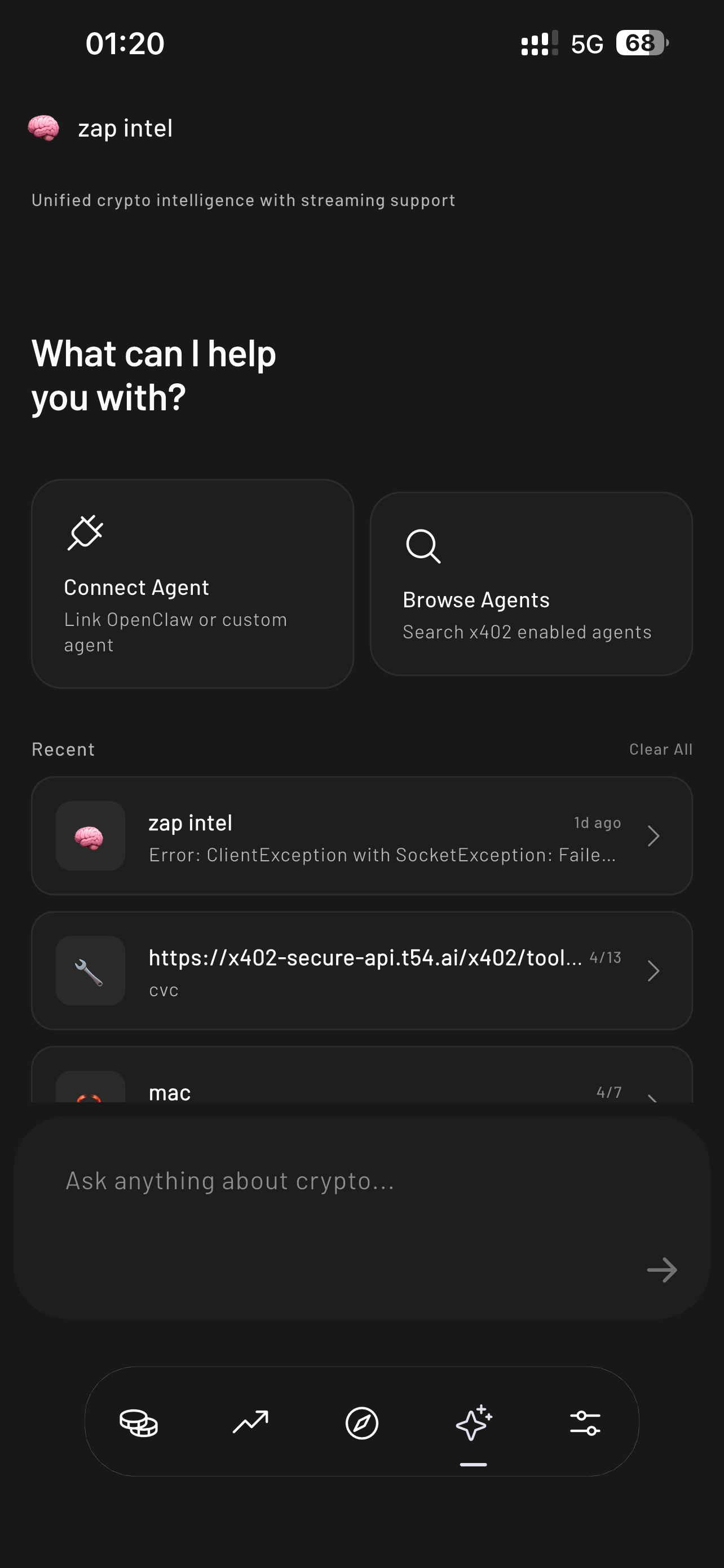 ZAP Intel agent