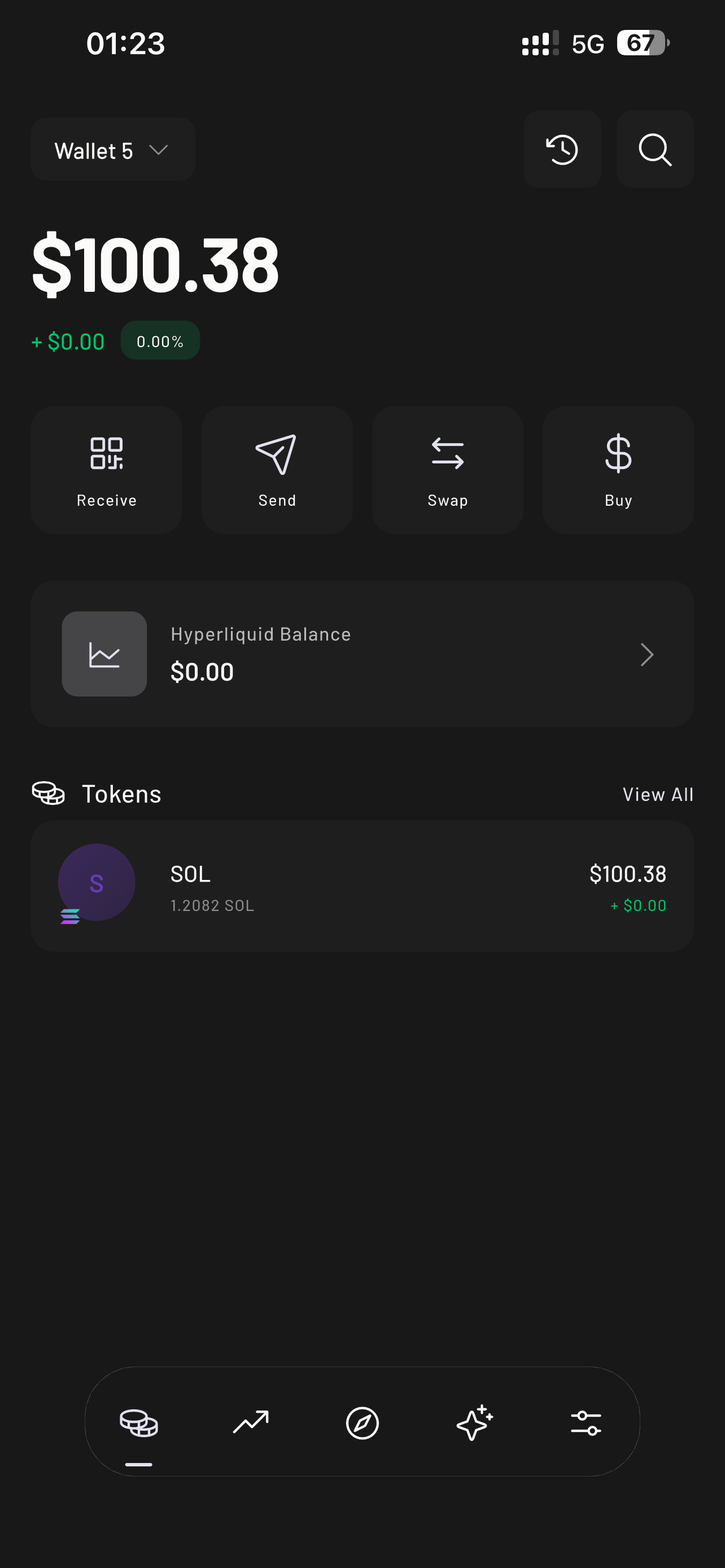 Wallet overview